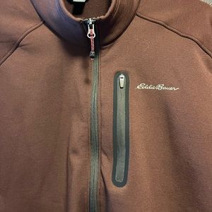 Eddie Bauer 1/4 zip fleece; water resistant